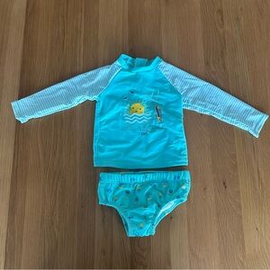 Sunny Days Kids Swim Rashguard Set - Blue